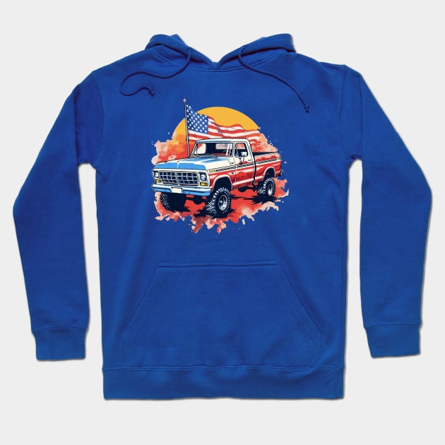 All American Truck Hoodie by Kid Relic